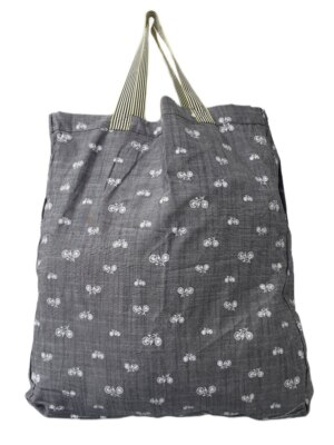 DESCENDANT OF THIEVES Herren Grau Shopper Tragetasche # Bicycle Einheitsgröße