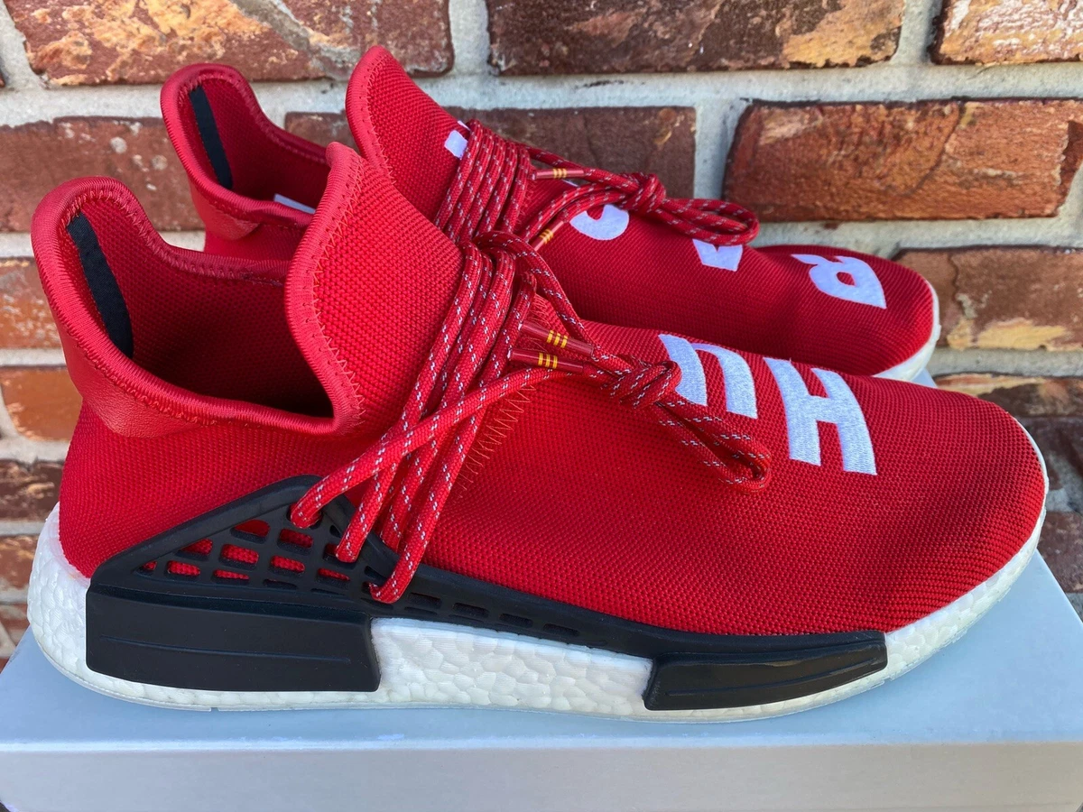 Adidas red human race new arrivals