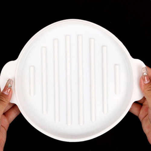 Silicone Grill Plate Microwave Bacon Trays O4V8 H8G3 - Picture 11 of 15