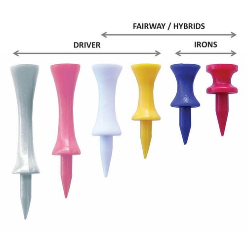 200 PGA TOUR Castle Golf Tees Driver Fairway Woods Irons Rescue 6