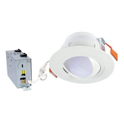 HALO 6 Inch Canless LED Light Fixture Adjustable Color Temperature for DIY