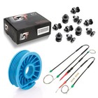 Zestaw naprawczy podnośnika szyby klipsy przód lewy prawy do FORD FOCUS II CABRIO