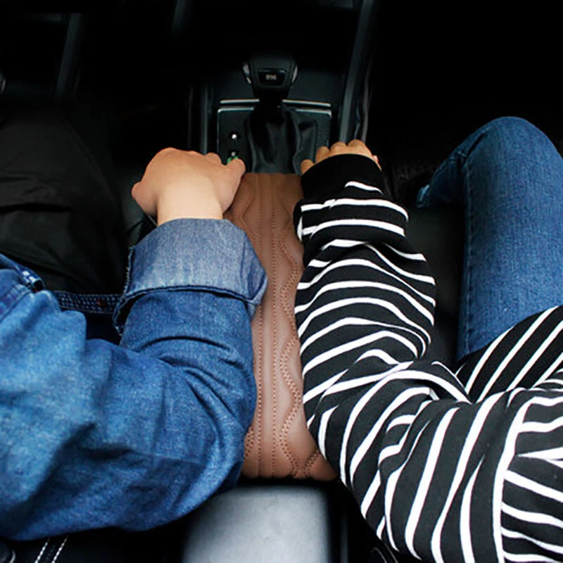 PU Armrest Center Console Support Cushion Resilience Memory Cotton Cover Pad Kit — 第 2/4 张图片