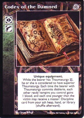 Codex of the Damned VTES CCG 3rd