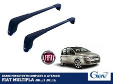 BARRE PORTATUTTO PORTAPACCHI PREMONTATE NERE GEV COD. 4815 FIAT MULTIPLA 1998>