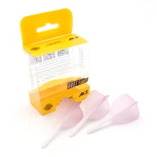 CUESOUL AK5 Integrated Dart Shaft and Flights Big Wing Shape Graduated Purple