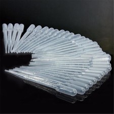 200PCS 3ML Disposable Plastic Eye Dropper Set Transfer Graduated Pipettes