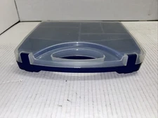 Playmobil Blue Clear Organizer Carrying Case Lot Only Empty