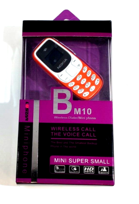 L8star BM 10 Mini Phone Wireless Dialer/Mini Phone Orange | eBay