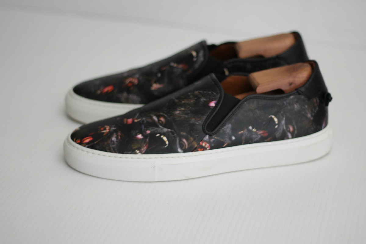 Givenchy Monkey Brothers Slip-On Leather Skate Sneaker  display picture 1