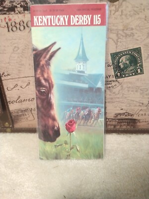 1989 Kentucky Derby, Sunday Silence, Some Writing NICE!!!