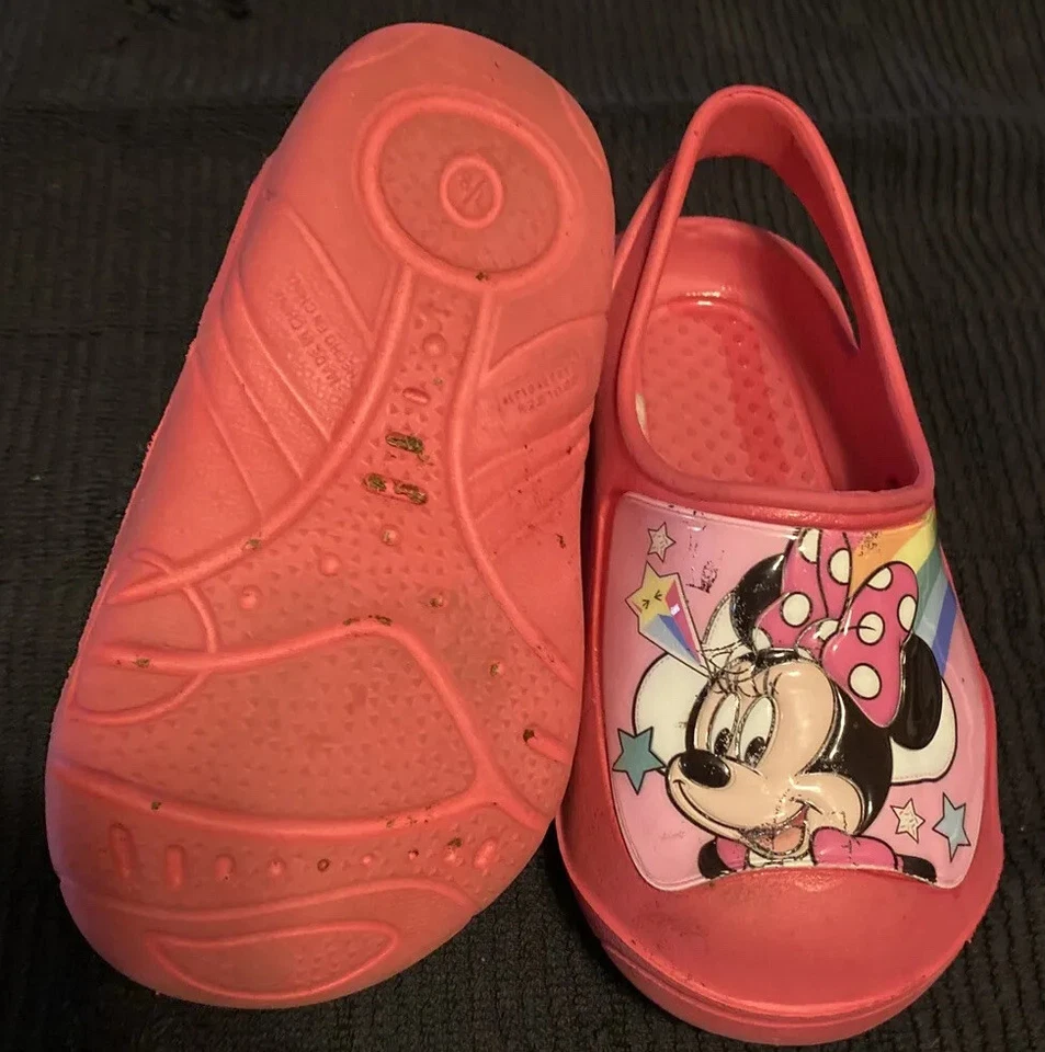 MINI ZUECOS MOUSE Rosa Niños Talla 7/8 Excelente Estado Usado Foto 3 de 4