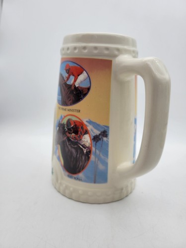 Vintage Set of 7 Oak Tree Santa Anita Park Race Track Beer Steins - Mugs Cups - Picture 16 of 24