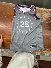 Nike Swingman Dri-Fit Philadelphia 76ers Simmons 25 NBA Jersey