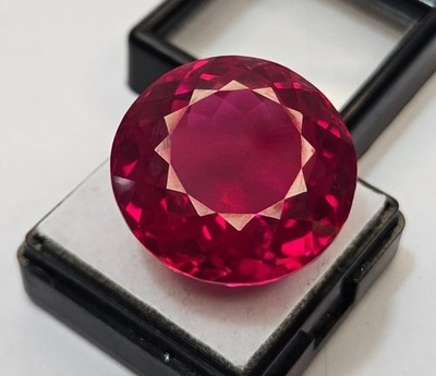 Fabulous Ruby Round Cut Red Colour 65+Ct Natural EGL Certified Loose Gemstone