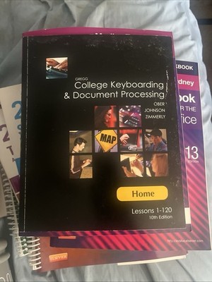College Keyboarding & Document Processing(Home:1-120)(W/CD) 10th [Paperback]
