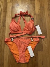 Red Carter Orange Bikini Set - Size Small