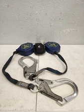 FallTech 84108TP5 8' EdgeCore FT-X Class 2 LE SRL, Twin-leg with Aluminum Rebar