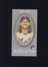 2017 MLB Topps Allen & and Ginter BB True 1/1 Mini Silver #14 Robert Gsellman RC
