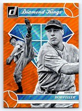 2023 Panini Donruss - Diamond Kings Bob Feller #16 Holo Orange Guardians