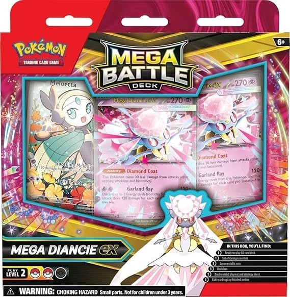 Mega Battle Deck- Mega Diancie EX Box Set *NEW* *Sealed* Pokemon TCG Only 6 left
