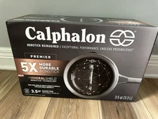 Calphalon Hard Anodized Aluminum Sauce Pan w/ Lid 450F 3.5QT MineralShield New