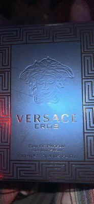 Versace Eros Eau de Parfum Natural Spray, 3.4 fl oz (Regular Size)