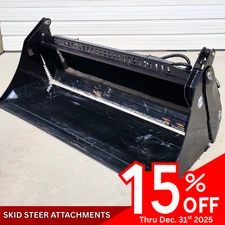 GIYI 4-in-1 Combo & Multi-Functional Bucket Hydraulic Skid Steer Attachment 84"W