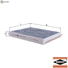 FILTER CABIN AIR LAK 189 FOR VAUXHALL MERIVA/Mk OPEL Y13DT Z13DT/13DTJ 1.2L 4cyl