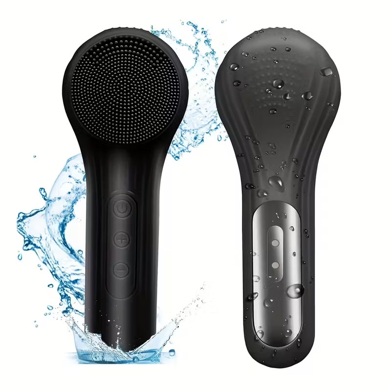 Popular Facial Cleansing Device Waterproof Silicone Face Wash Brush Ultrasonic