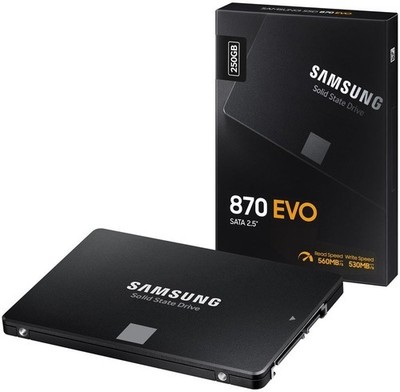 Samsung 870 EVO 250GB 2,5'' SATA III Interne SSD (MZ-77E250B/EU)
