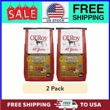 (2 pack) Ol' Roy Complete Nutrition Chicken Flavor Dry Dog Food, 46 lb Bag