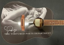 Taylor Swift Signed Official The Tortured Poets Department TTPD Numbered Guitar