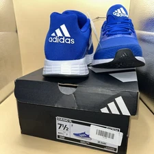 Adidas Duramo SL Men's Size 7.5 Running Shoes Blue White Athletic Sneakers