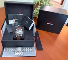 TUDOR Black Bay 58    METAL &  LEATHER  Bands    Original Box And Papers  79030N