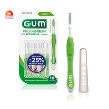 GUM Proxabrush Go-Betweens Tight Brushes - Safe for Braces  10ct Pack...