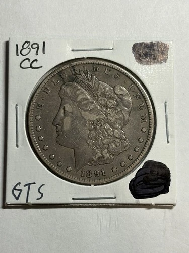 1891-CC Morgan Silver Dollar Choice XF Nice Strike Better Date CC