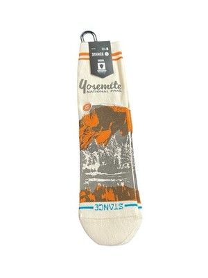 Stance X National Park Foundation YOSEMITE Socks Medium NWT