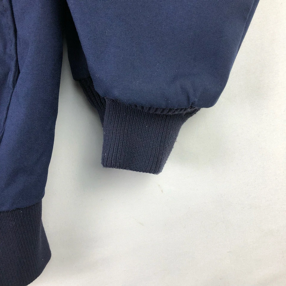 Chaqueta azul con cremallera completa 42 XL de colección de los años 90 para hombre de la oficina de correos de EE. UU. Foto 2 de 4