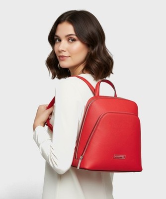 Archivio Cromia Perla Lederrucksack rot 1405768.019