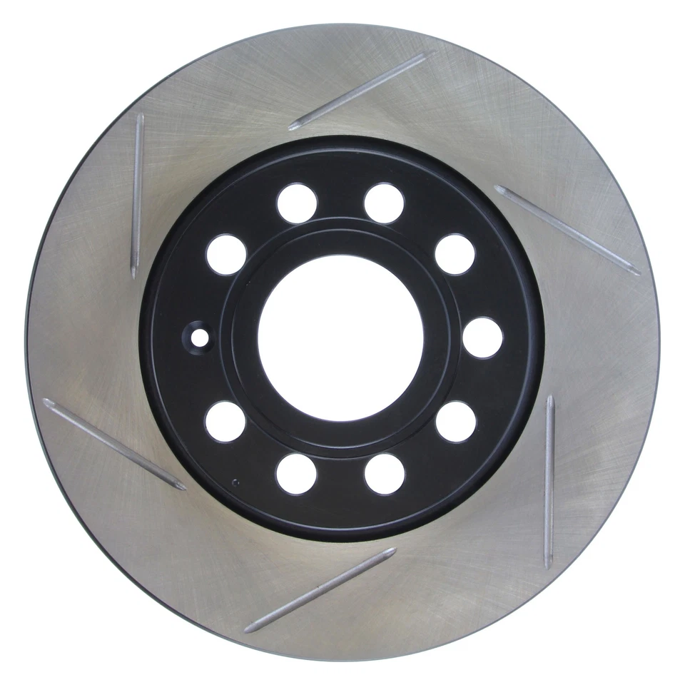 For Volkswagen Jetta 10-18 Sport Slotted 1-Piece Rear Passenger Side Brake Rotor Foto 3 de 4