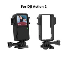 Protection Anti-drop Case Frame With Hot Shoe Base For Dji Osmo Action 2 Camera