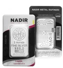 Nadir Silver Bar Metal Rafineri 1 oz .999 in Assay #185961