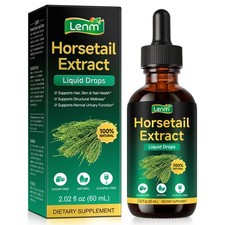 60ML Horsetail Supplement for Hair, Skin  Nails - Vegan  Pure Horsetail Herb L
