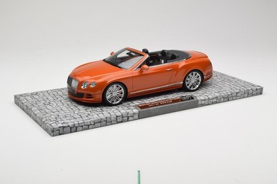 107139430 Bentley Continental GT Speed Convertible Orange Metallic Minichamps 1: