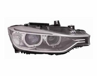XENON-SCHEINWERFER Rechts FÜR BMW 3ER 2012-2015 MIT LED UND Schwarzem Rahmen
