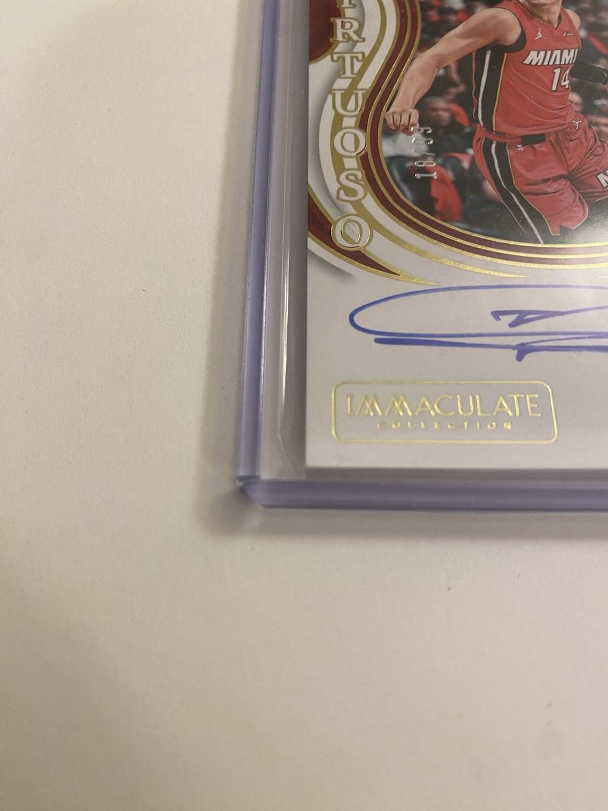 Panini 2023-24 Immaculate Tyler Herro Heat Virtuoso Auto #VA-HRO /99 view 3