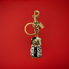 Coach x Disney Villains Cruella de Vil Bear Bag Charm Keychain