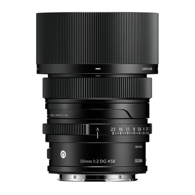 Sigma 50mm F2 DG Black Contemporary Lens for L Mount PRO