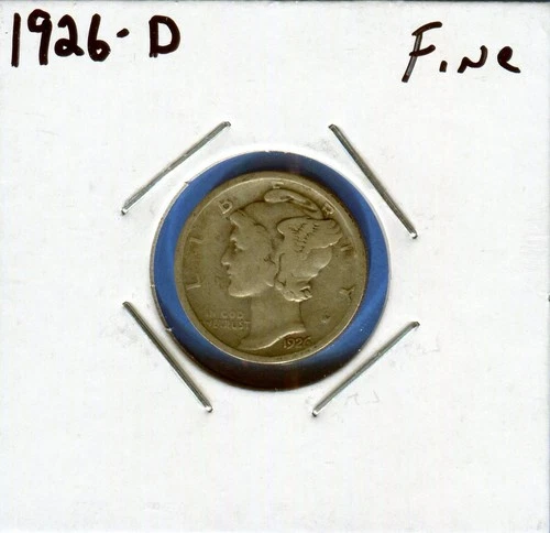 W@W 1926-d MERCURY DIME!!!! ( Nice Coin !!!!) FINE !!!!!